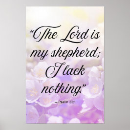 The Lord Is My Shepherd Wall Art ポスター