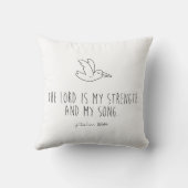 The lord is my strength and my song クッション (裏面)