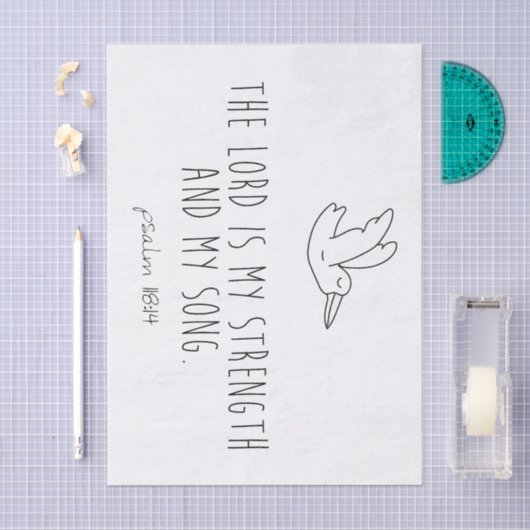 The lord is my strength and my song 薄葉紙 (クラフト)