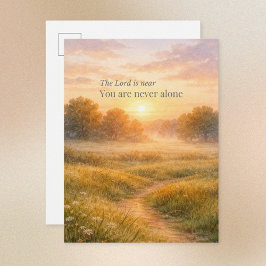 The Lord Is Near Christian Encouragement ポストカード