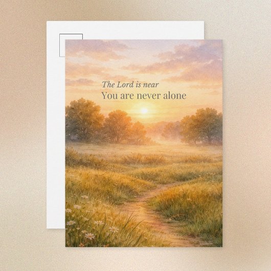 The Lord Is Near Christian Encouragement ポストカード