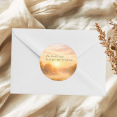 The Lord Is Near Christian Encouragement Sticker ラウンドシール
