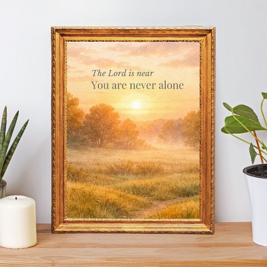 The Lord Is Near Christian Faith  ポスター