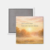 The Lord is Near Christian Faith Encouragement マグネット (正面/裏面)