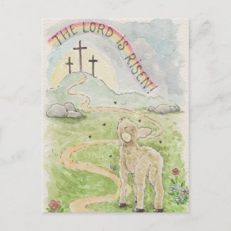 The Lord Is Risen Lamb Card ポストカード