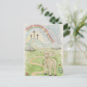 The Lord Is Risen Lamb Card ポストカード (スタンド正面)