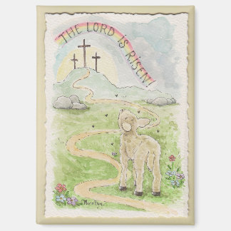 The Lord Is Risen Lamb Magnet マグネット