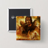 THE LORD OF THE THE STRAWBERRYリングや輪:ロットアラゴーン映画ポスター 缶バッジ (正面&裏面)