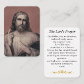 The Lord’s Prayer Card プレイスカード (正面/裏面)