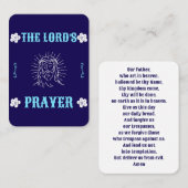 The Lord’s Prayer – Traditional Prayer Card プレイスカード (正面/裏面)
