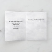 “The Lord Watches Over You” カード (内部)