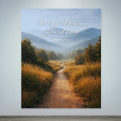 The Lord Will Keep You Psalm 121 Christian Poster ポスター