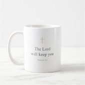 The Lord Will Keep You – Psalm 121 Mug コーヒーマグカップ (左)