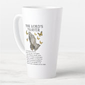 The Lord's Prayer カフェラテマグ (左アングル)