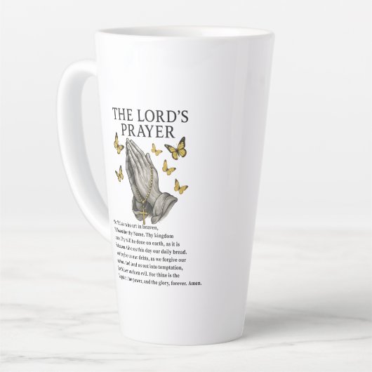 The Lord's Prayer  カフェラテマグ (左アングル)