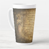 The Lord's Prayer カフェラテマグ (左アングル)