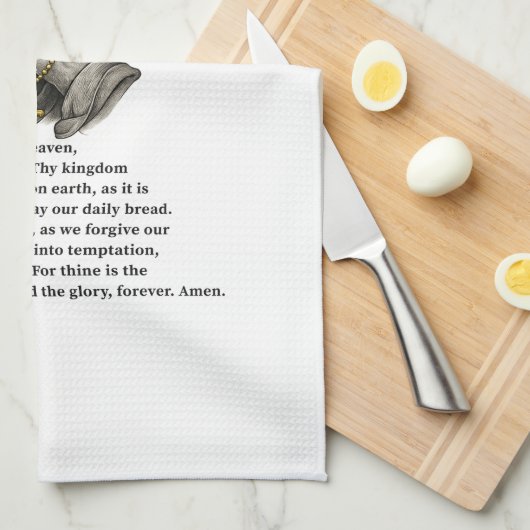 The Lord's Prayer キッチンタオル (四つ折り)