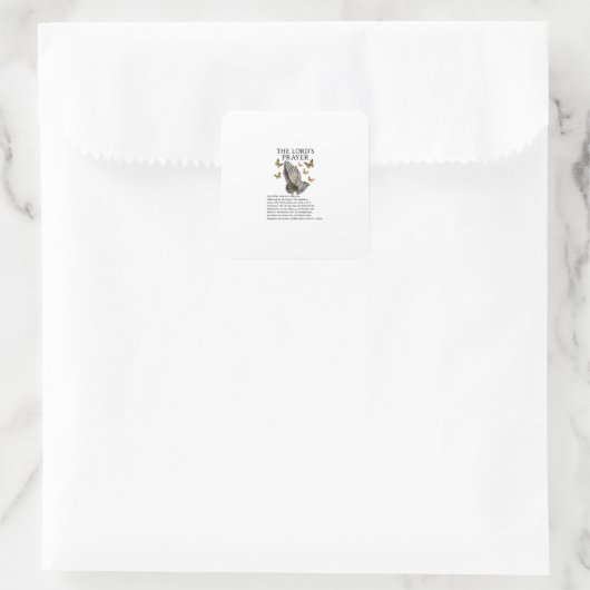 The Lord's Prayer スクエアシール (バッグ)