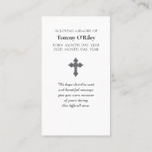 The Lord's Prayer - Blue Purple Green Orange 名刺 (裏面)