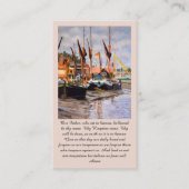 The Lord's Prayer - Blue Purple Green Orange 名刺 (正面)