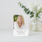 The Lord's Prayer Christian Funeral Prayer Card 名刺 (スタンド正面)