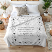 The Lord's Prayer Fleece Blanket Bible Verse Gift フリースブランケット