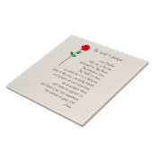 THE LORD'S PRAYER TILE タイル (側面)