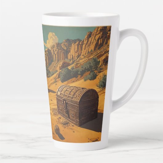 The lost treasure in the desert カフェラテマグ (右)