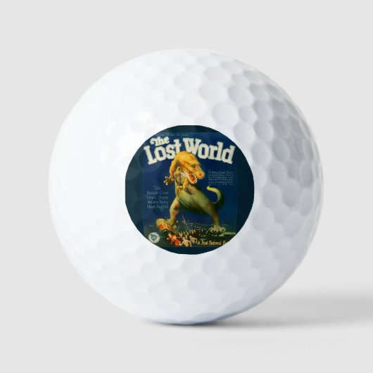The Lost World Golf Balls ゴルフボール (正面)