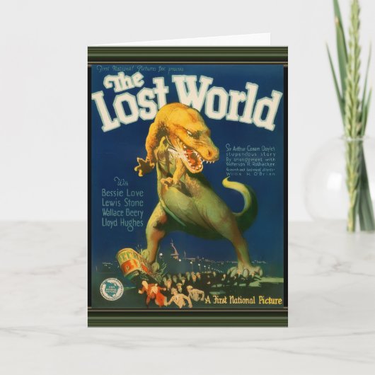 The Lost World Greeting Card カード (正面)