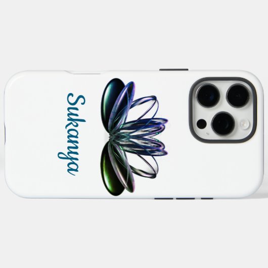 The lotus flower personalized Case-Mate iPhoneケース (裏面 (横))