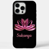 The lotus flower personalized Case-Mate iPhoneケース (裏面)