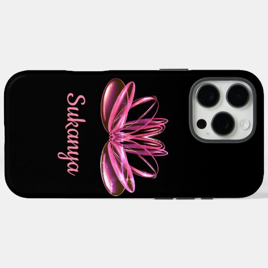 The lotus flower personalized Case-Mate iPhoneケース (裏面 (横))