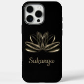 The lotus flower personalized Case-Mate iPhoneケース (裏面)