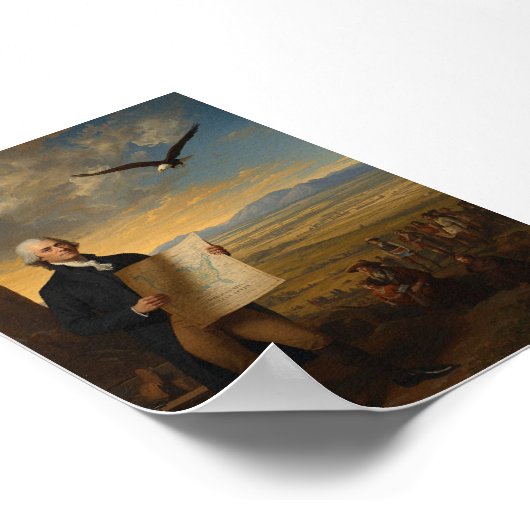 The Louisiana Purchase President Thomas Jefferson ポスター (角)