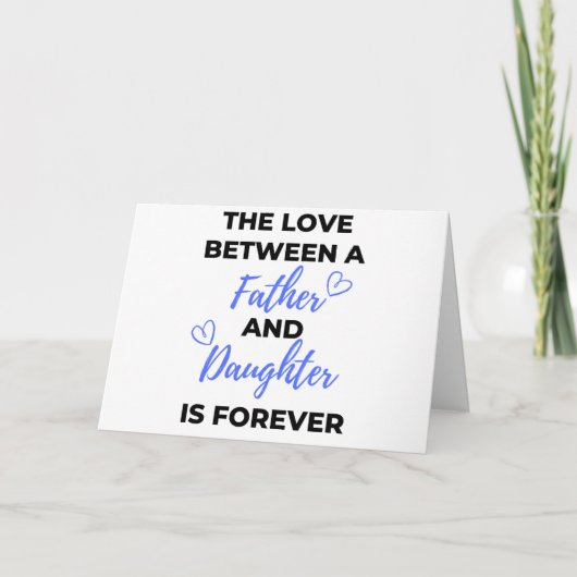 The Love Between A Father And Daughter Is bl カード (正面)
