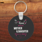 The love between mother and daughter distance キーホルダー (正面)