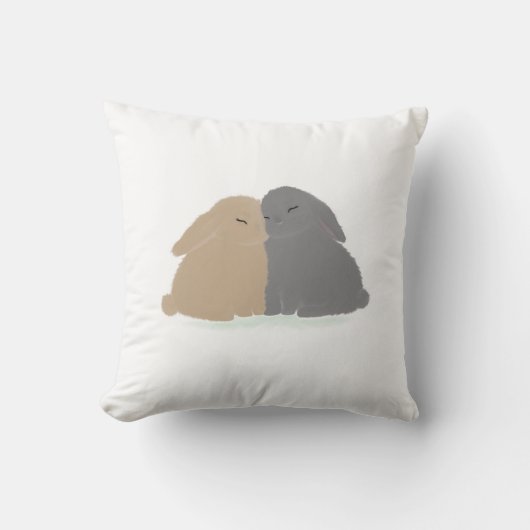 The Love Bunnies  クッション (正面)