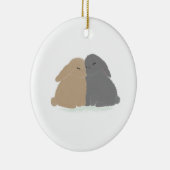 The Love Bunnies  セラミックオーナメント (右)