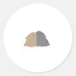 The Love Bunnies! ラウンドシール