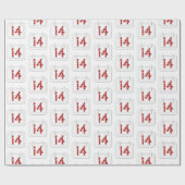 The Love Date Valentine’s Wrapping Paper ラッピングペーパー (フラット)