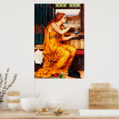 The Love Potion by Evelyn de Morgan ポスター (キッチン)