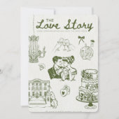 💍the love story invitation 招待状 (正面)