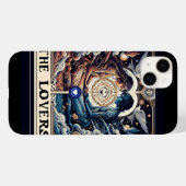 THE LOVERS タロット 天体 男女 ソウルメイト Case-Mate iPhoneケース (裏面 (横))