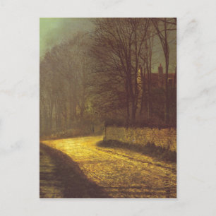 The Lovers by John Atkinson Grimshaw ポストカード