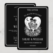 The Lovers, Celestial Stars,  Wedding Skeleton  招待状 (正面/裏面)