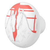 The Lovers Horses Ceramic Knob セラミックノブ (右)