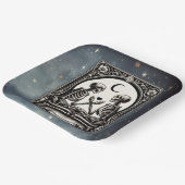 The Lovers Tarot Card Celestial Wedding ペーパープレート (傾斜あり)