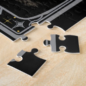 The Lovers Tarot Card – Gothic Vampire Dracula and ジグソーパズル (側面)