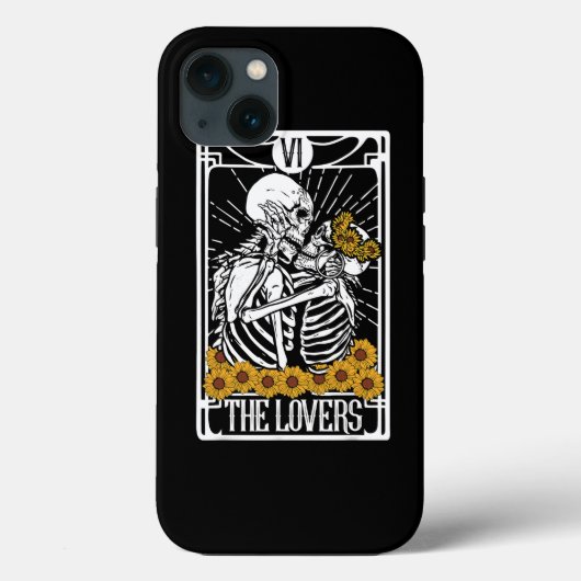 The Lovers Tarot Card Reading Witch Aesthetic Hall Case-Mate iPhoneケース (裏面)